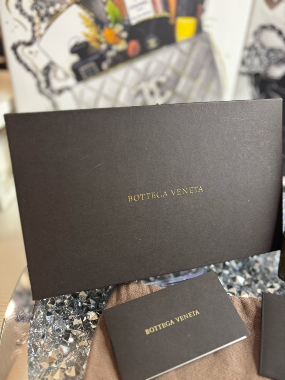 Bottega Veneta Olive Green Intrecciato Leather Snap Wallet - Picture 6 of 17